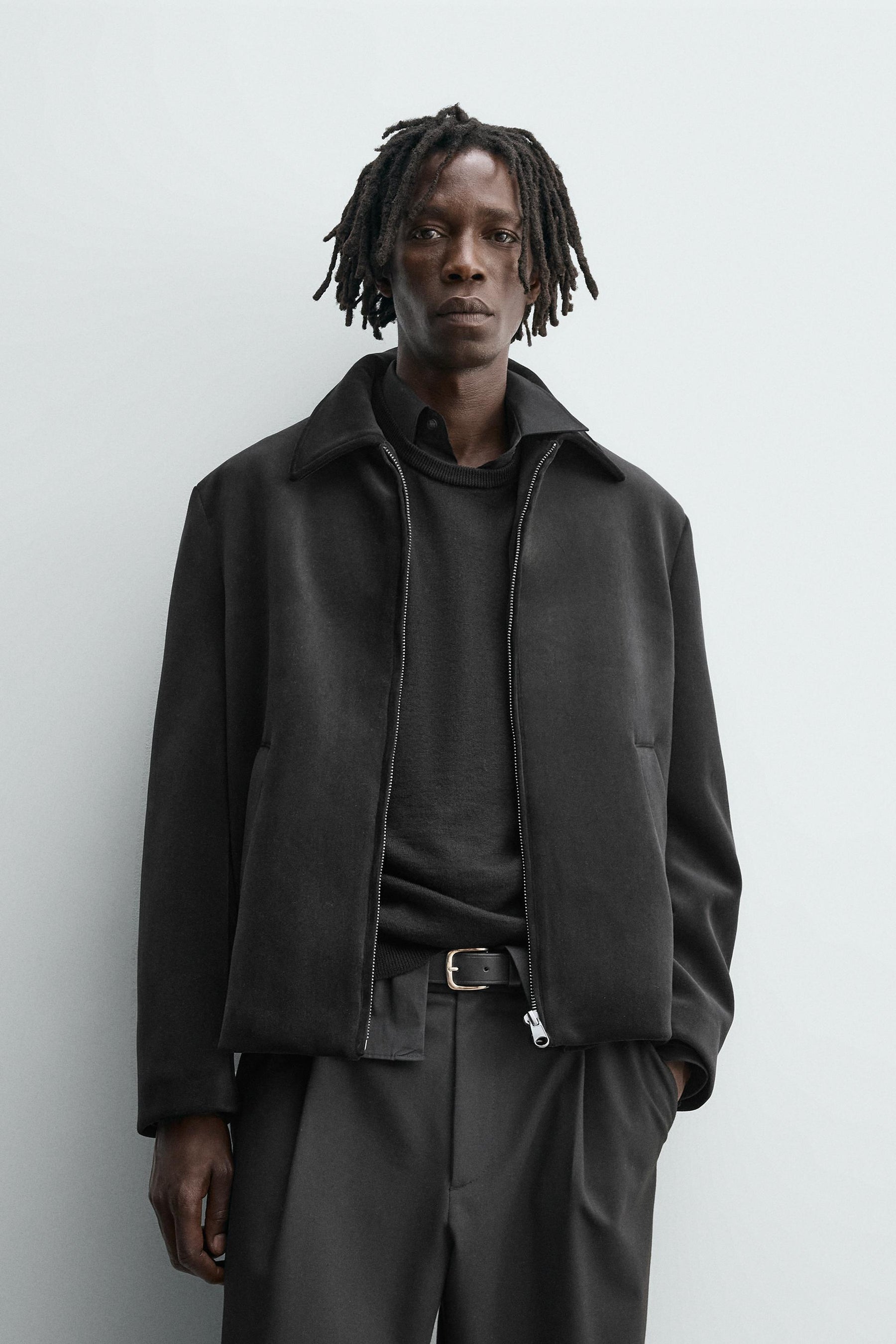 REGULAR FIT VELVET JACKET - Image 2