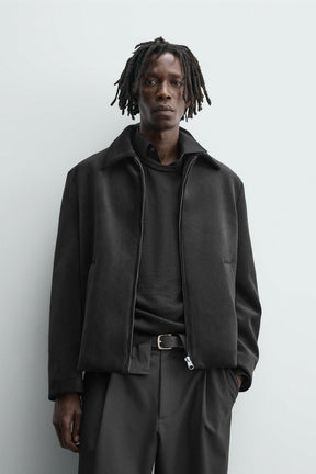 REGULAR FIT VELVET JACKET - Image 2