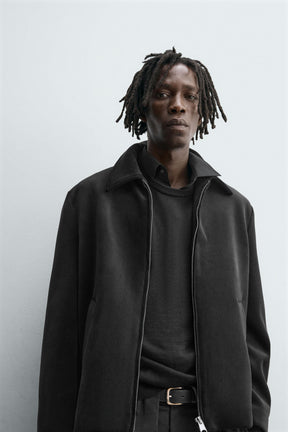 REGULAR FIT VELVET JACKET - Image 6