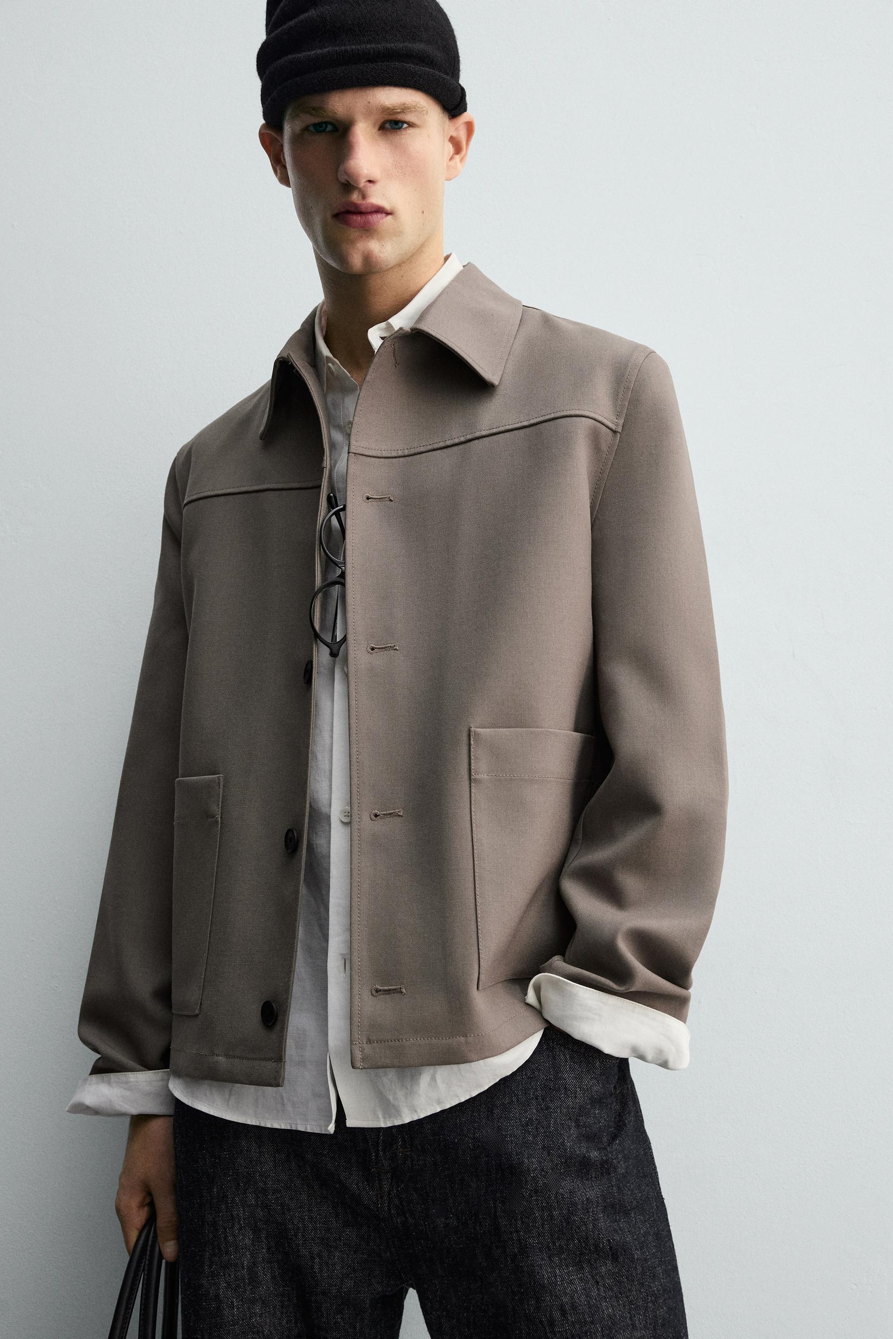 RELAXED FIT OVERSHIRT WITH POCKETS - Image 6