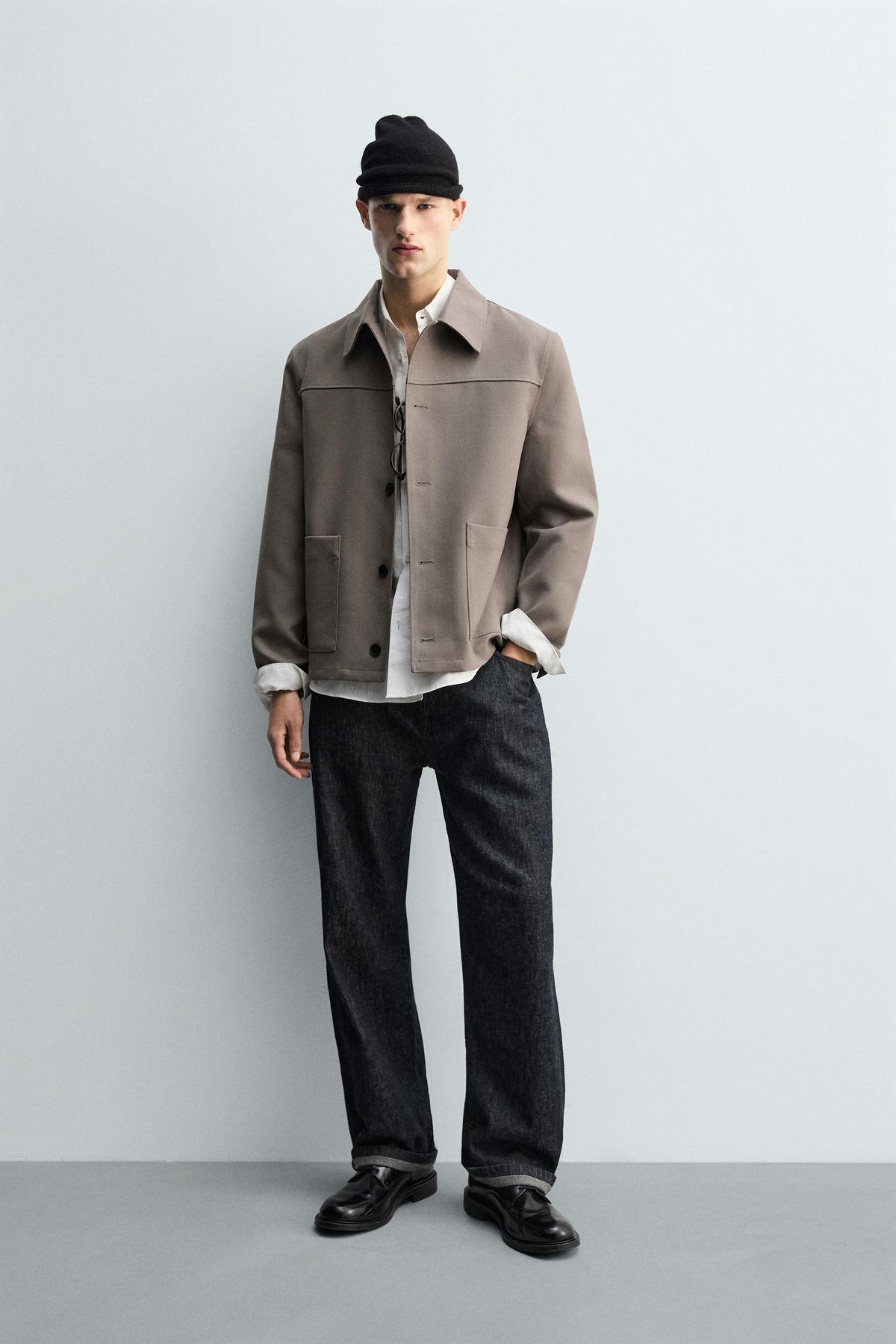 RELAXED FIT OVERSHIRT WITH POCKETS - Image 1