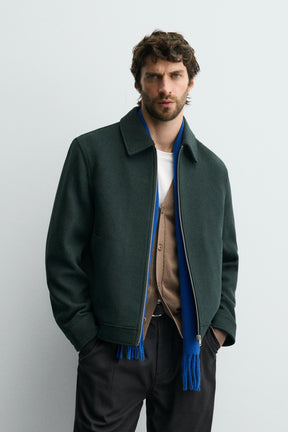 WOOL-BLEND JACKET WITH ZIP - Image 2