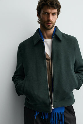 WOOL-BLEND JACKET WITH ZIP - Image 5