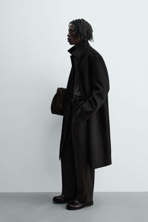 WOOL TEXTURED COAT - Image 4