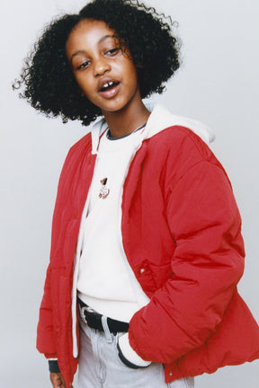 HOODED PUFFER JACKET - Image 1