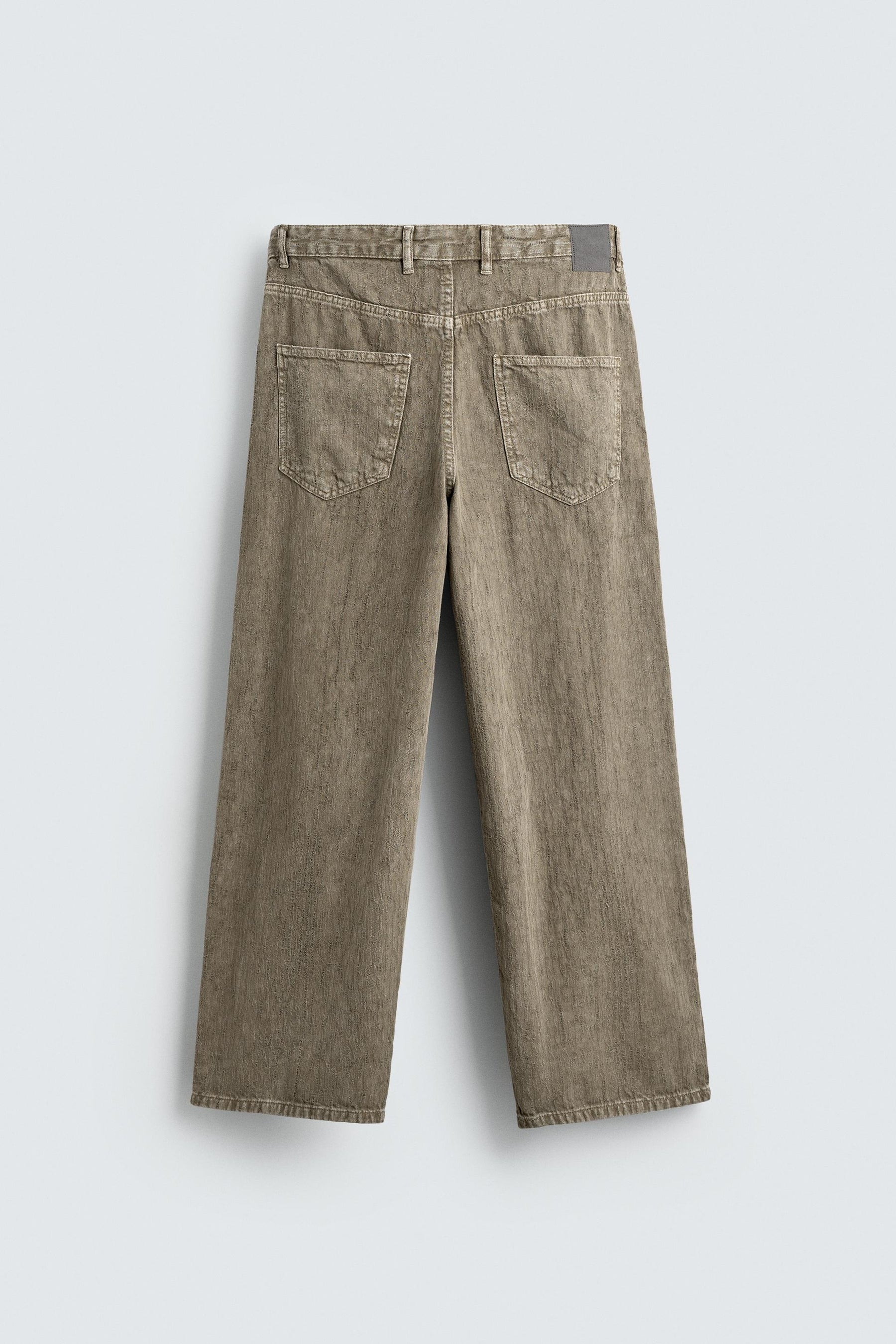 FADED PRINT BAGGY FIT TROUSERS - Image 7