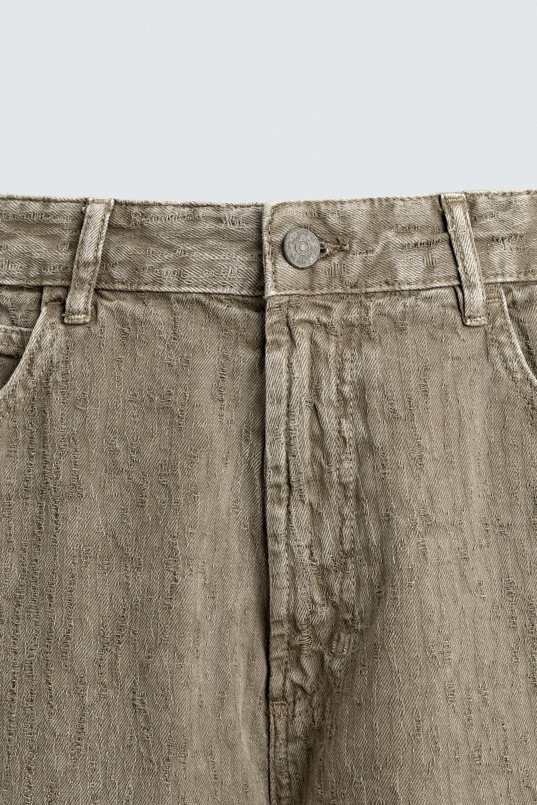 FADED PRINT BAGGY FIT TROUSERS - Image 8