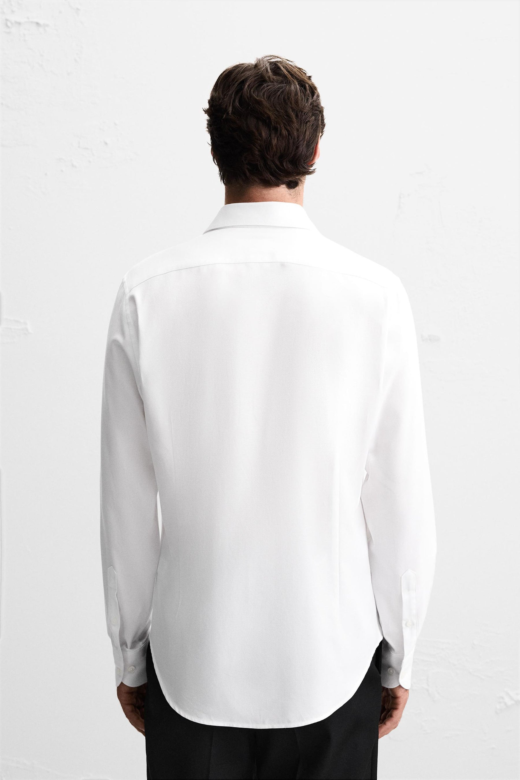 SLIM FIT TEXTURED SHIRT - Image 3