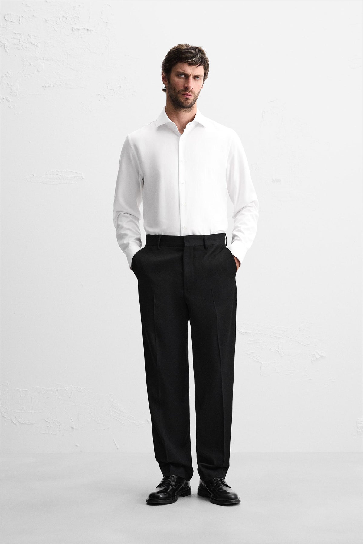 SLIM FIT TEXTURED SHIRT - Image 1