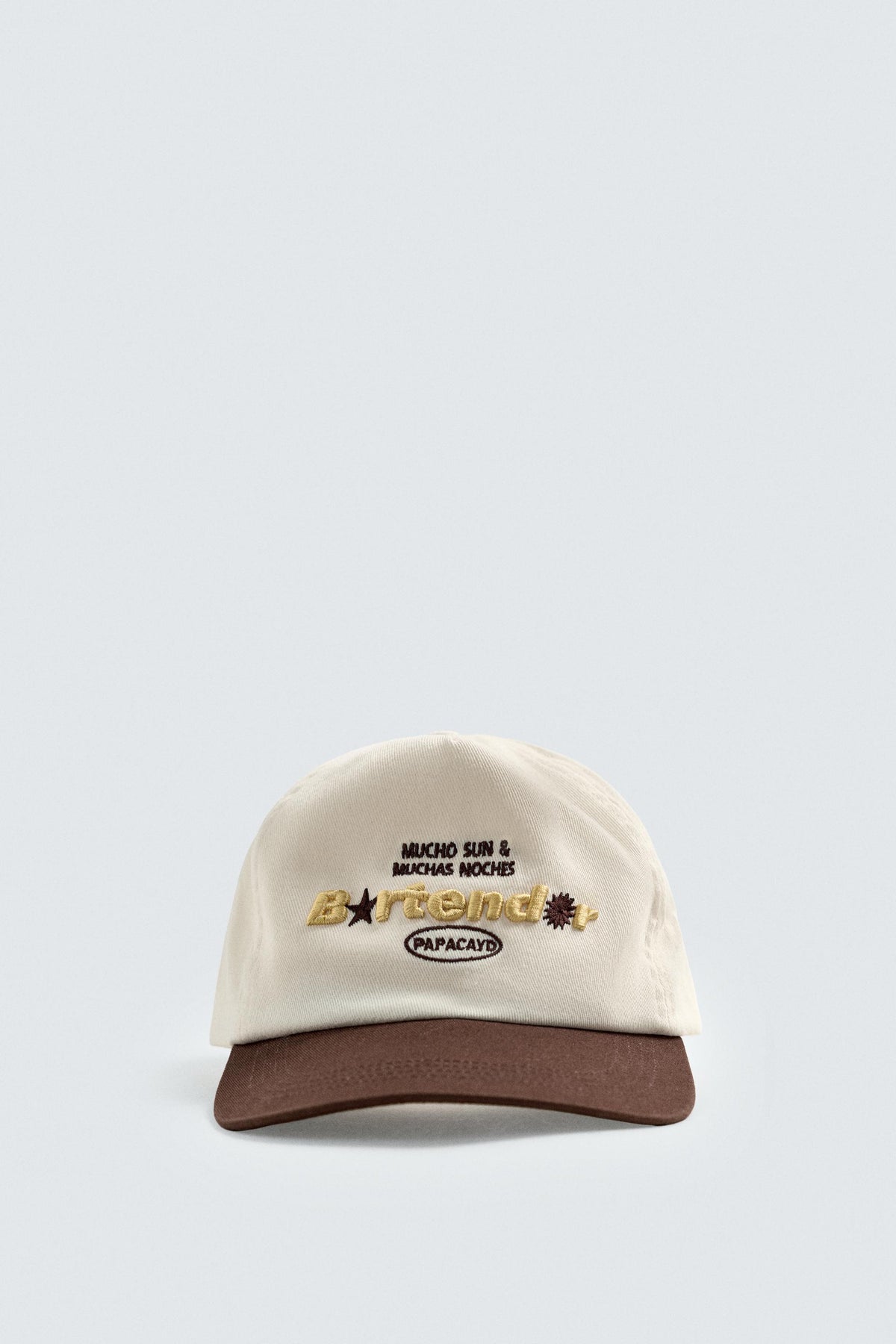 EMBROIDERED FLAT PEAK CAP - Image 2
