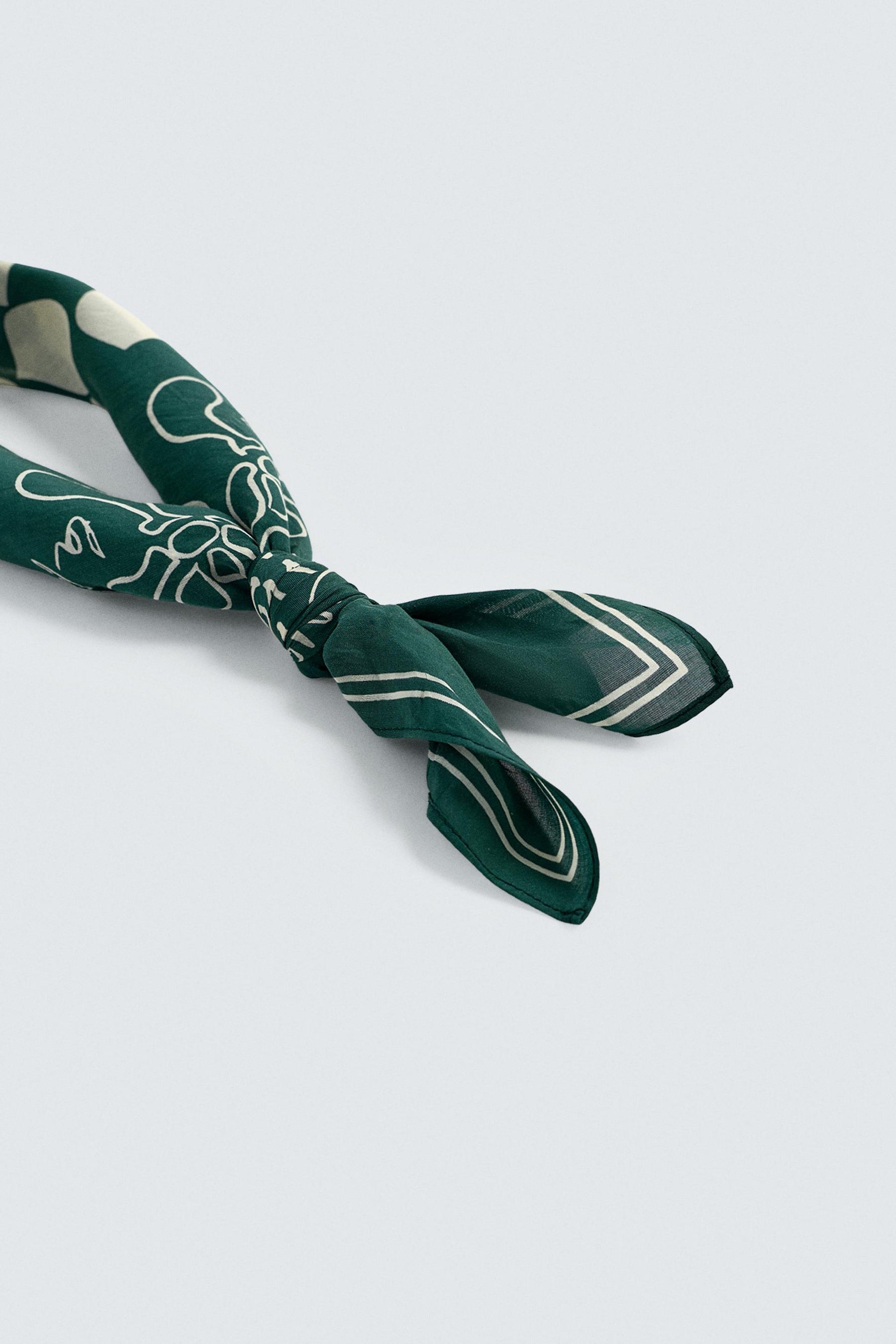 CONTRAST PRINT BANDANA - Image 3