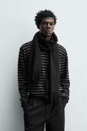 FRINGED SCARF - Image 1