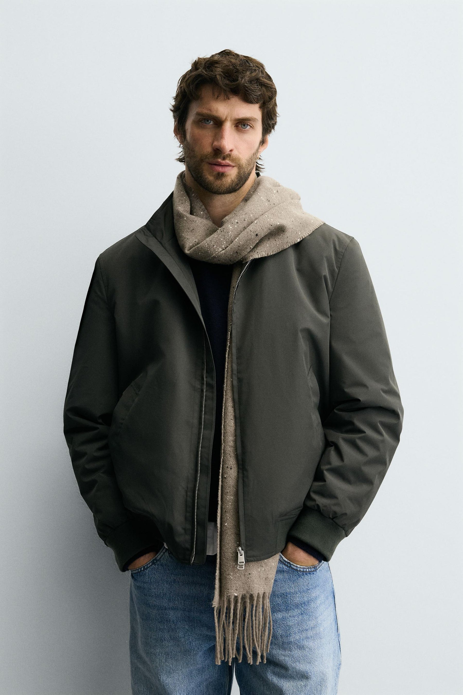 SLUB TEXTURE SCARF - Image 1