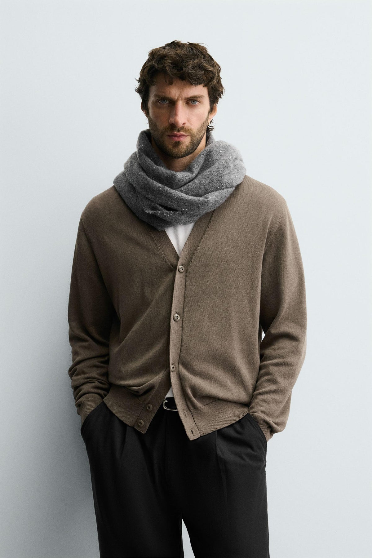 SLUB TEXTURE SCARF - Image 1