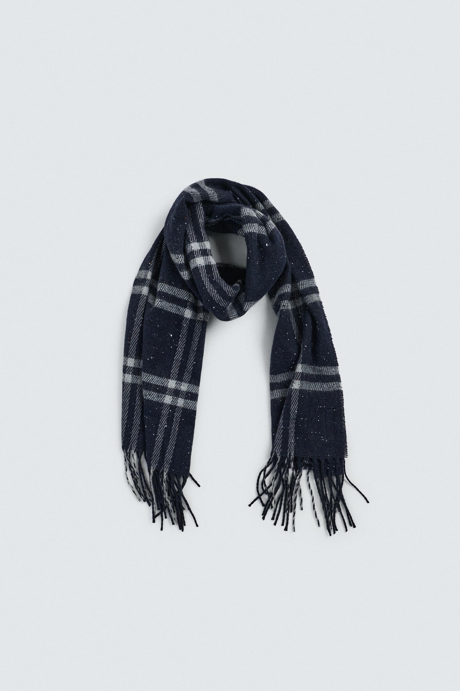 CHECK WOOL BLEND SCARF - Image 5