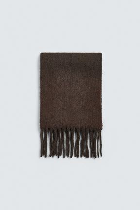 BRUSHED FRINGED SCARF - Image 3