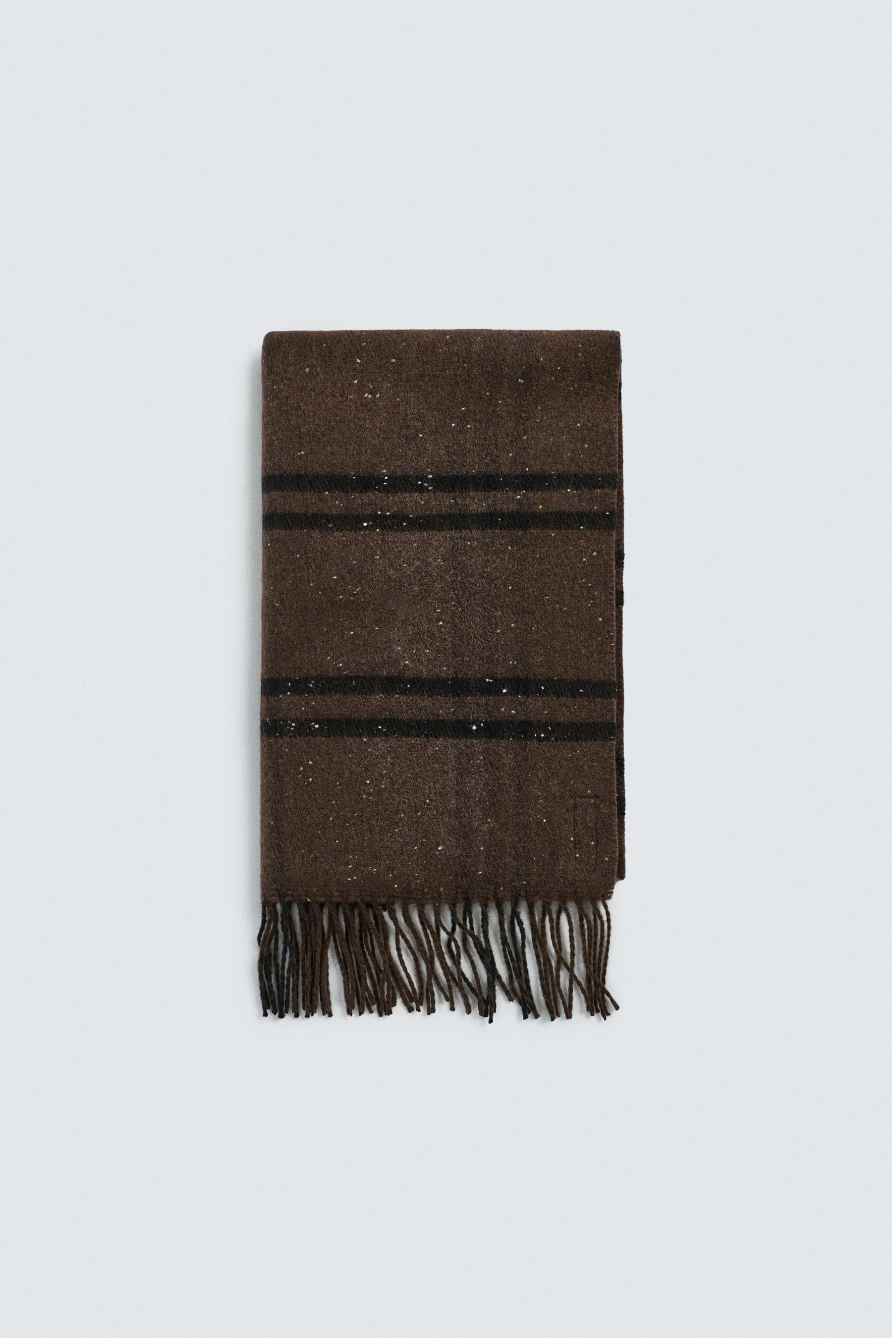 CHECKED WOOL BLEND SCARF - Image 3