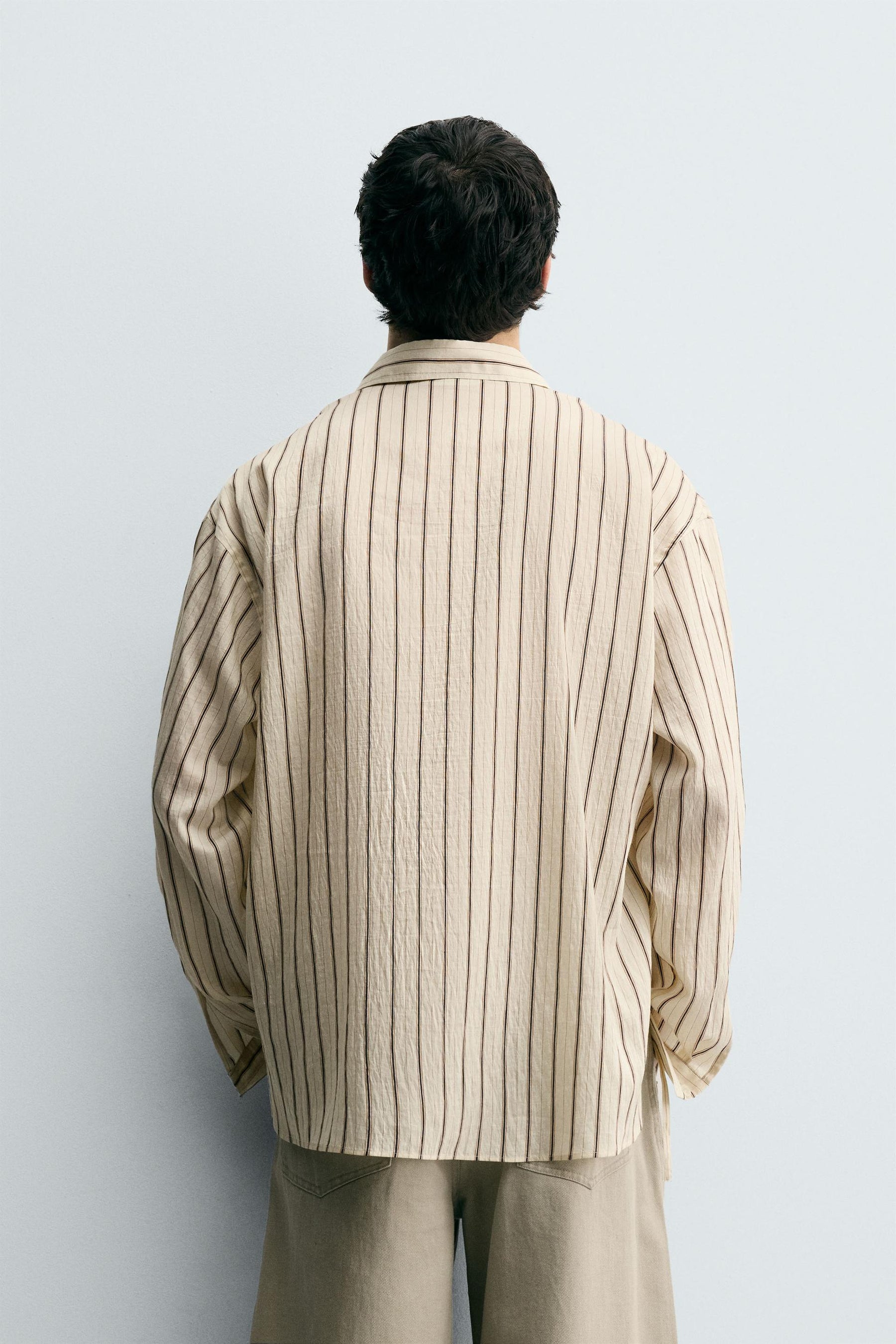 STRIPED SHIRT WITH BOW - Image 3