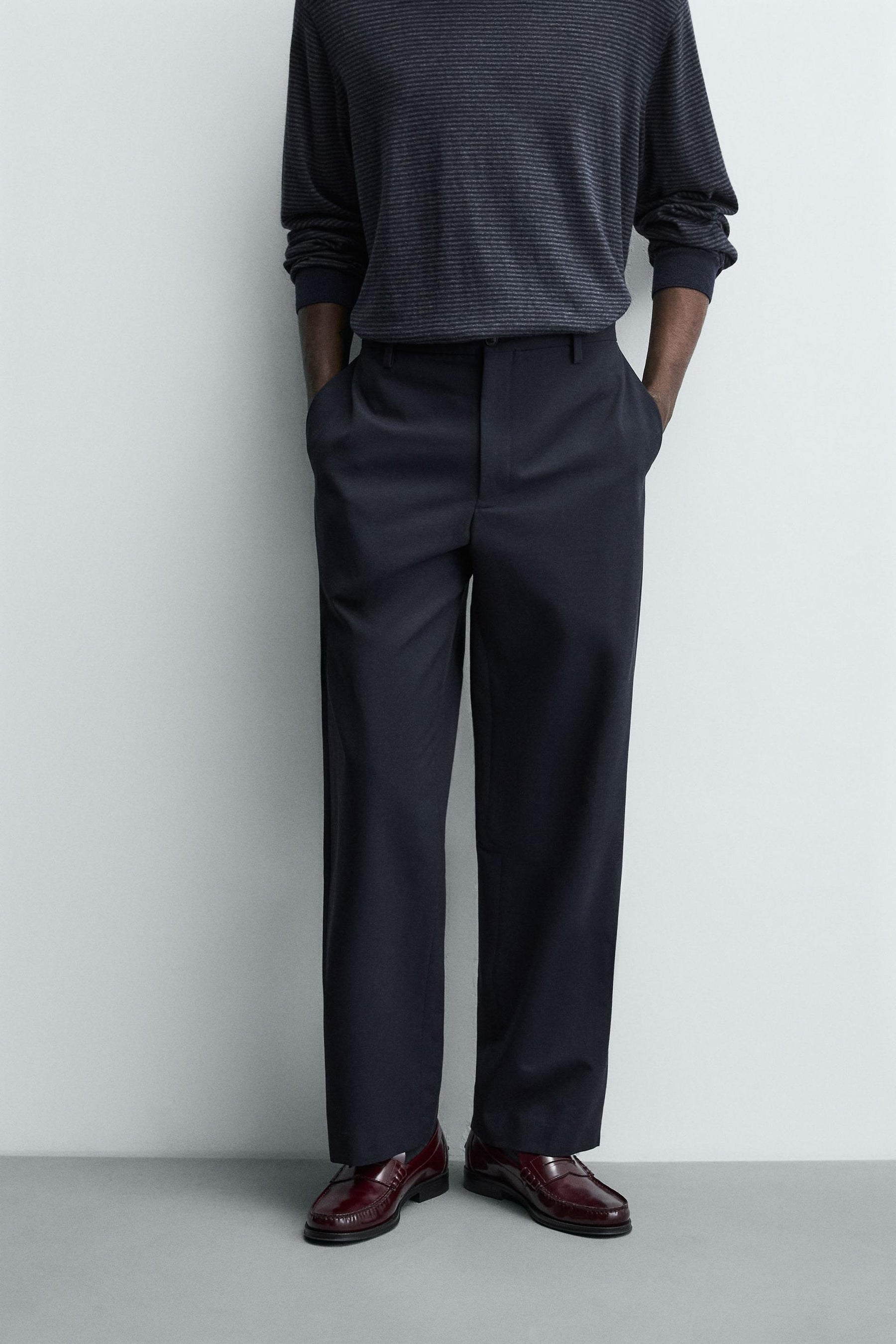 STRAIGHT-LEG TROUSERS - Image 2