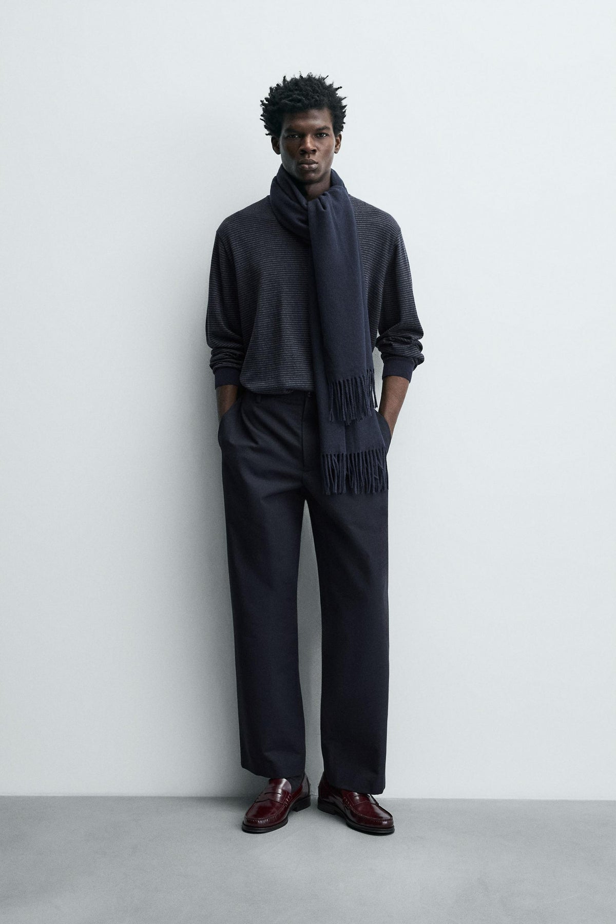 STRAIGHT-LEG TROUSERS - Image 1