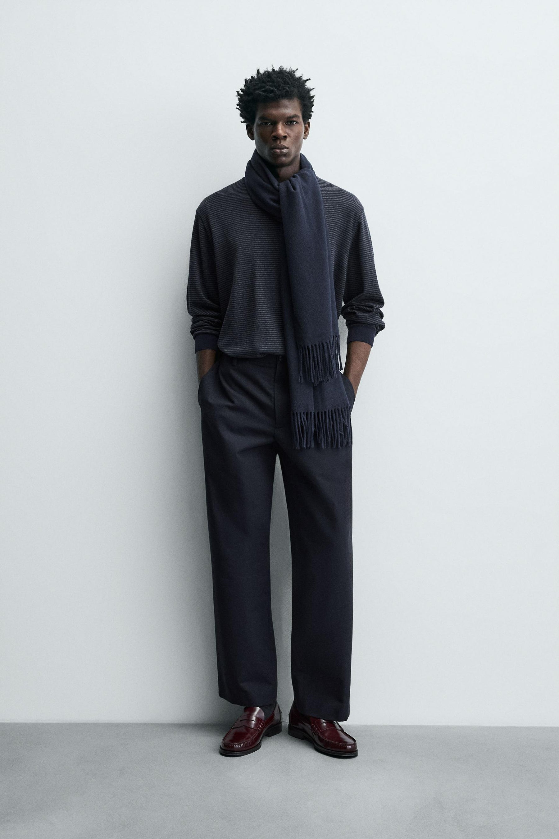 STRAIGHT-LEG TROUSERS - Image 1