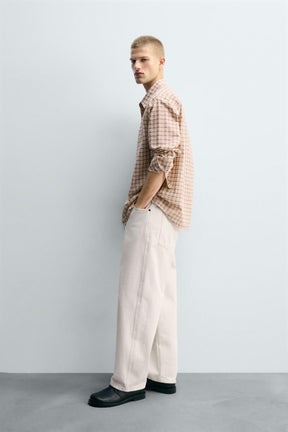 TEXTURED CHECK SHIRT - Image 4