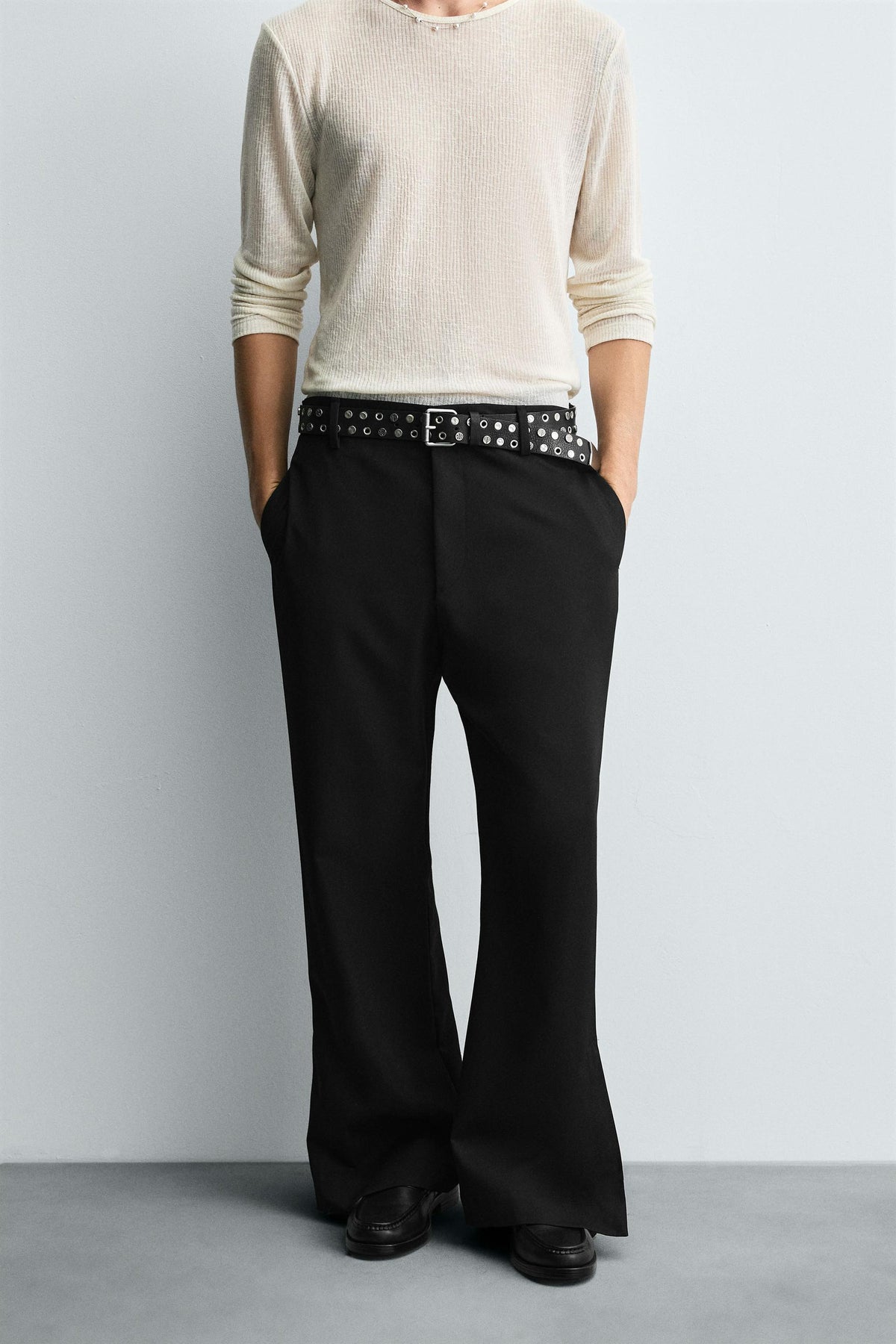 FLARE FIT TROUSERS - Image 2