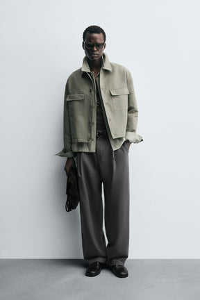 Boxy Pocket Overshirt