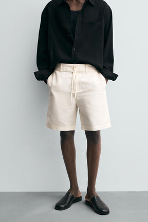 BERMUDA SHORTS WITH CORD - Image 2