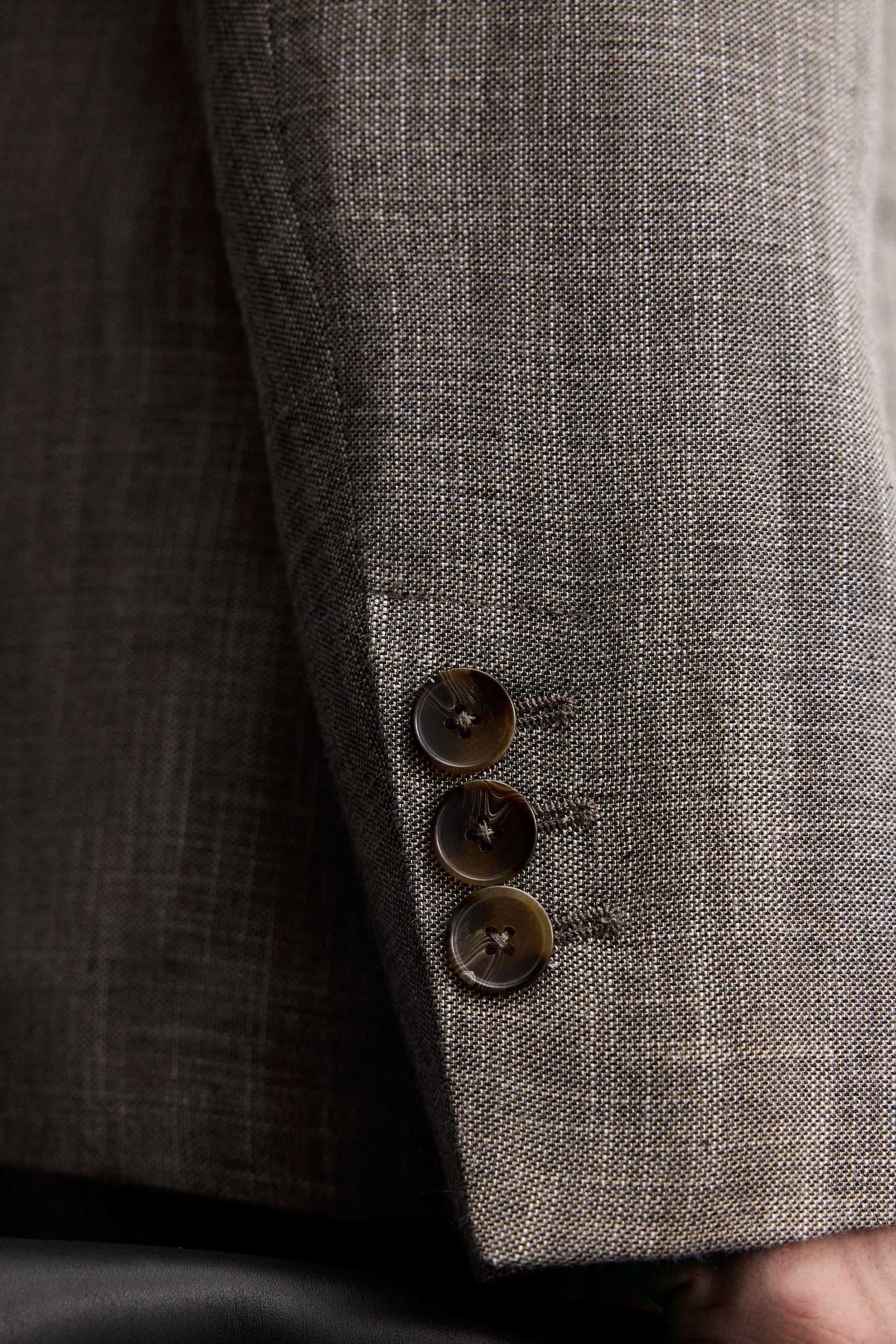 TEXTURED SUIT BLAZER - Image 7