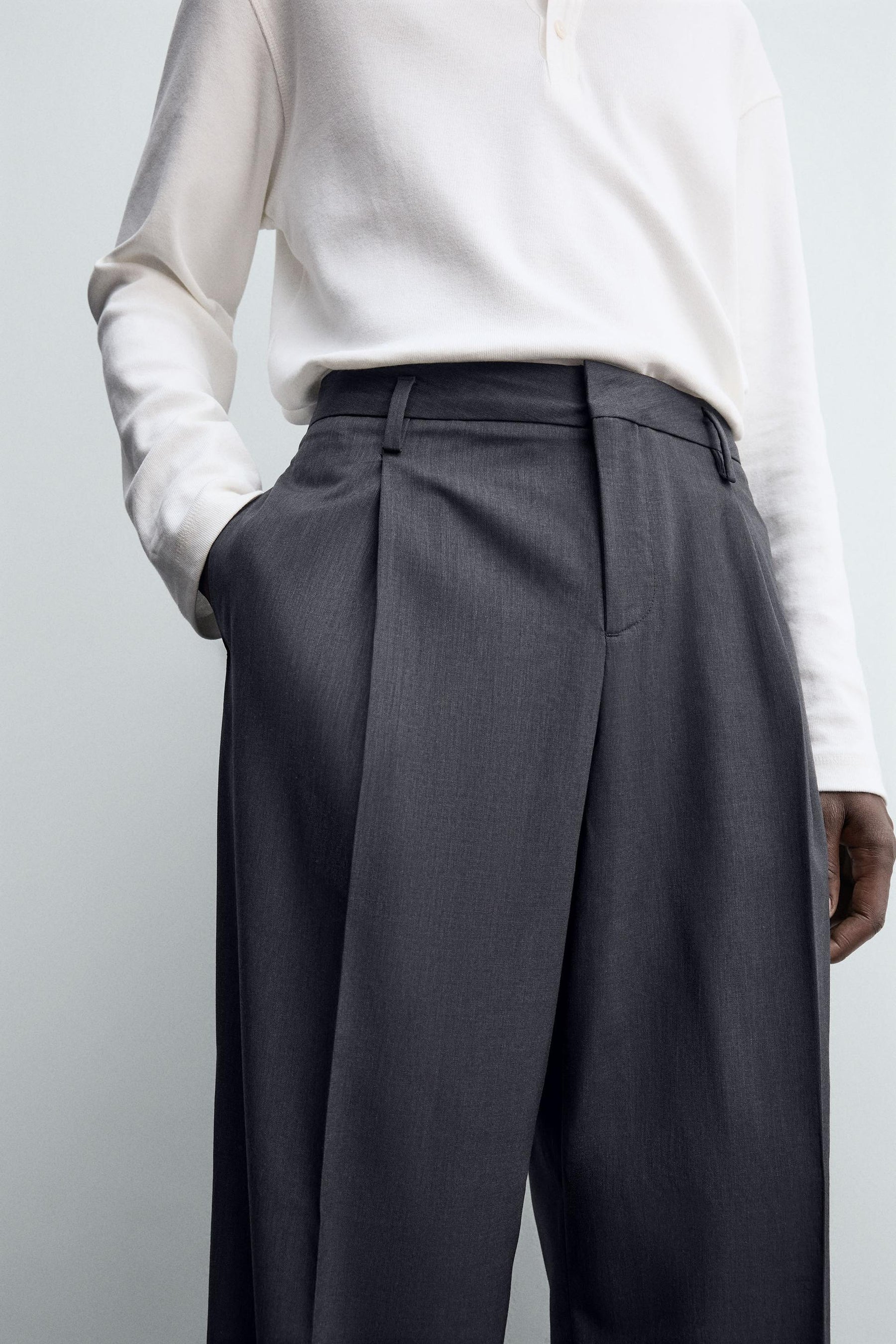 PLEATED SUIT TROUSERS - Image 6
