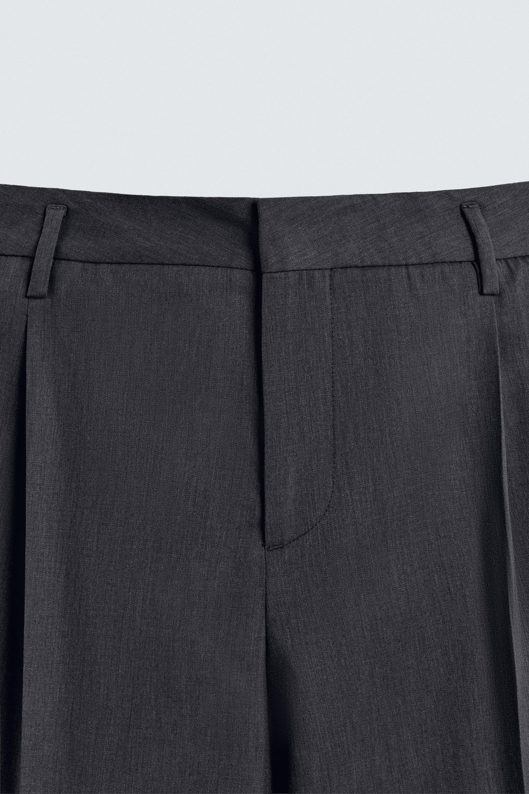 PLEATED SUIT TROUSERS - Image 9