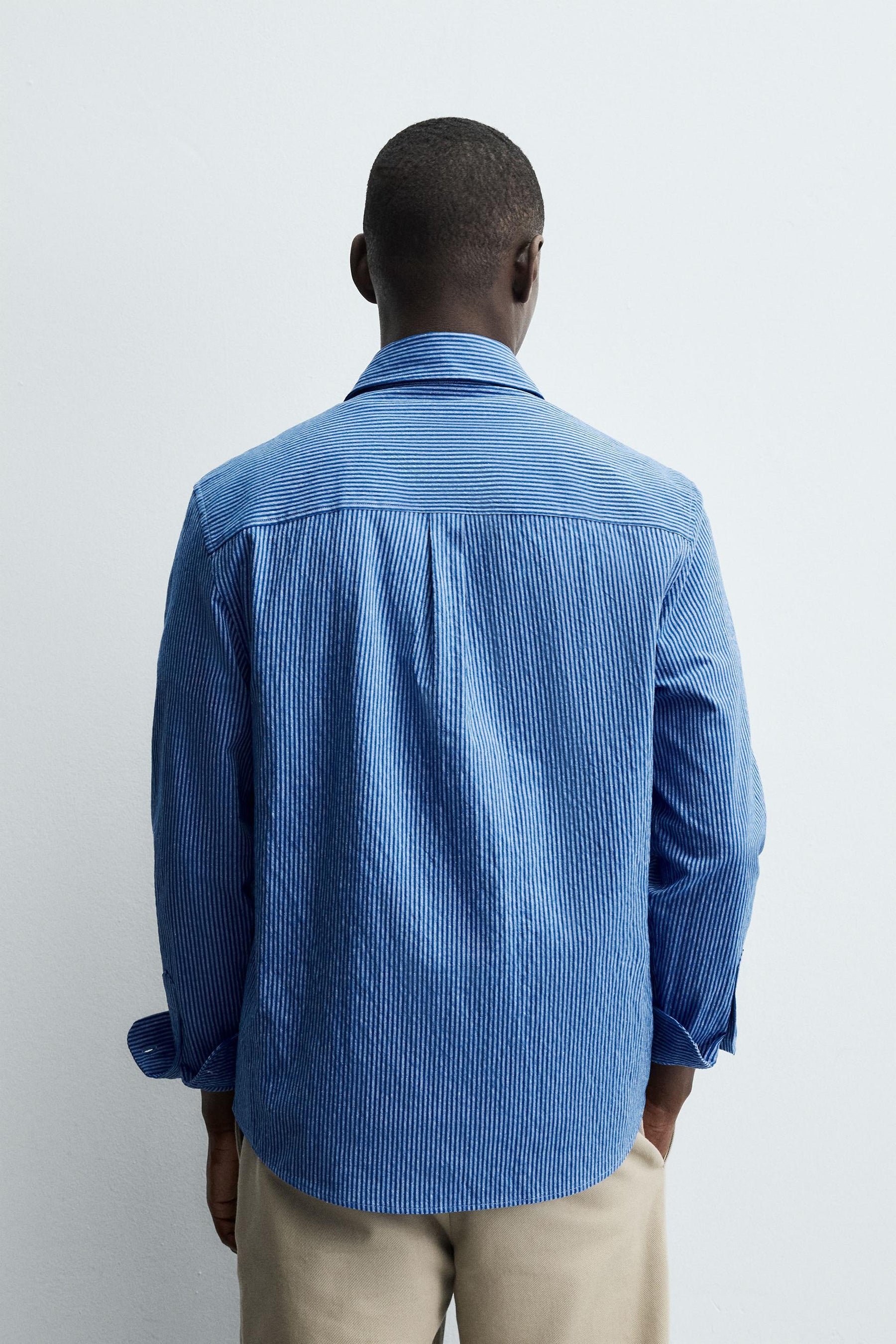 WASHED STRIPED SHIRT - Image 3