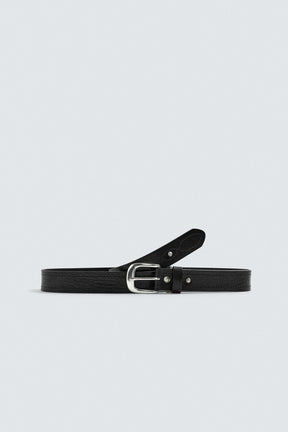STUDDED LEATHER BELT - Image 1