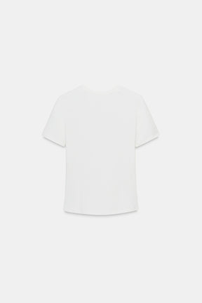 Rhinestone Slogan T-Shirt