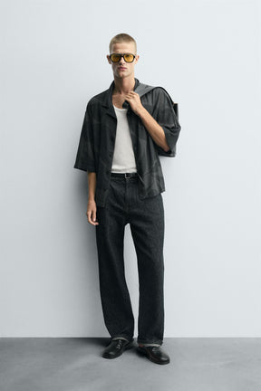 VISCOSE/LINEN SHIRT - Image 1