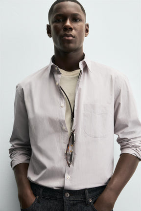 STRIPED JACQUARD SHIRT - Image 5