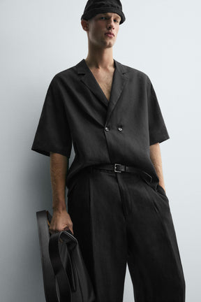 100% LINEN KIMONO SHIRT - Image 5