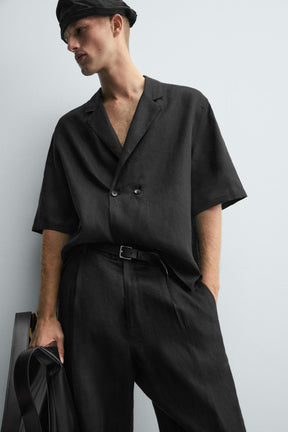 100% LINEN KIMONO SHIRT - Image 7