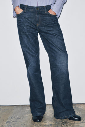 Low-Rise Bootcut Jeans