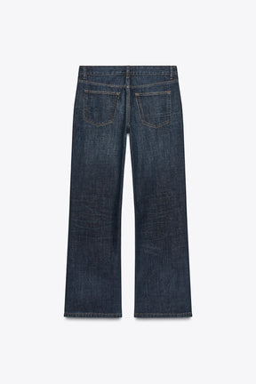 Low-Rise Bootcut Jeans
