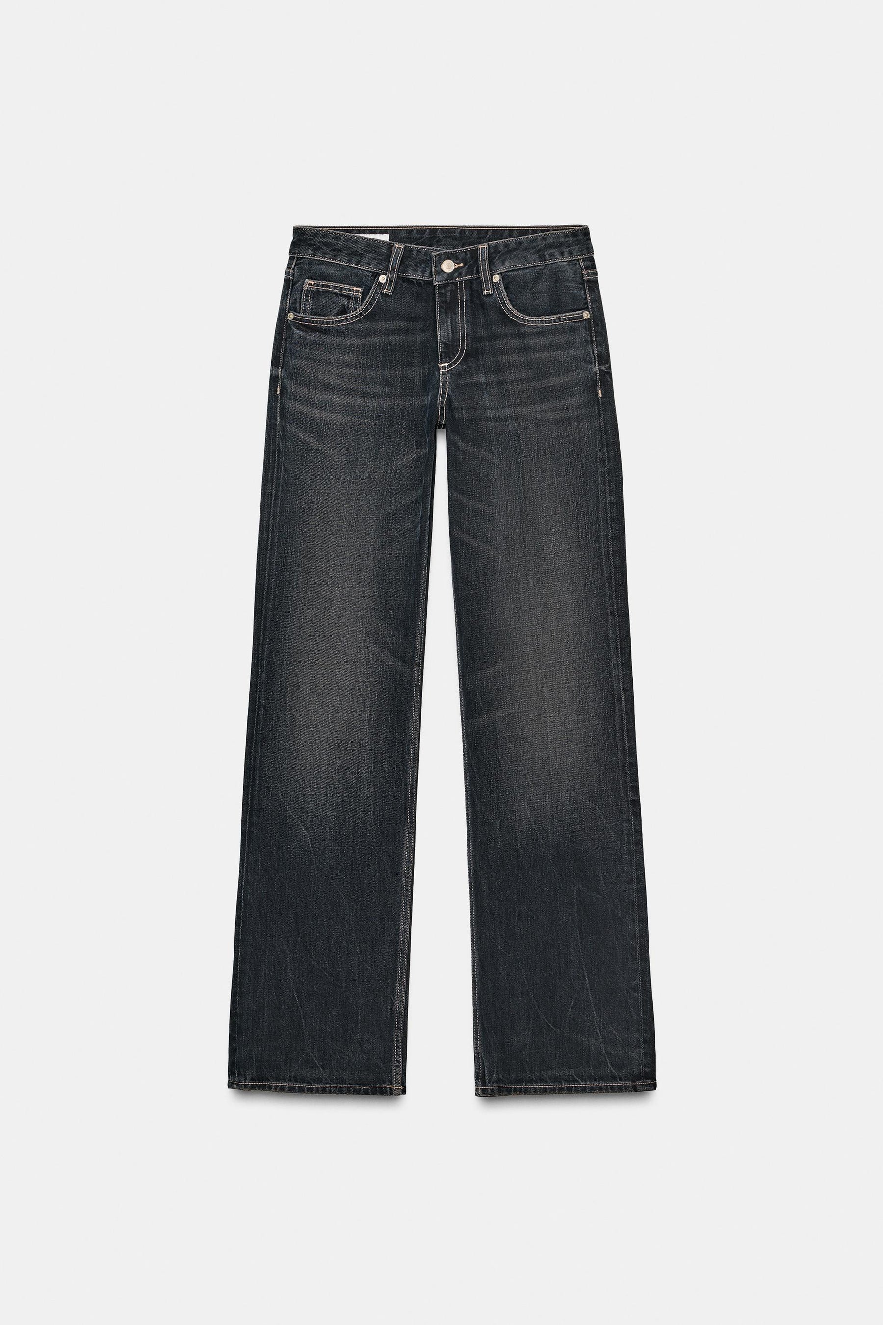 Low Rise Wide Jeans