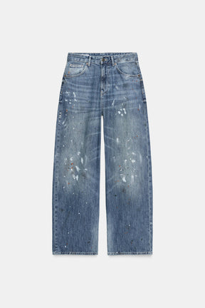 Loose High-Waist Jeans