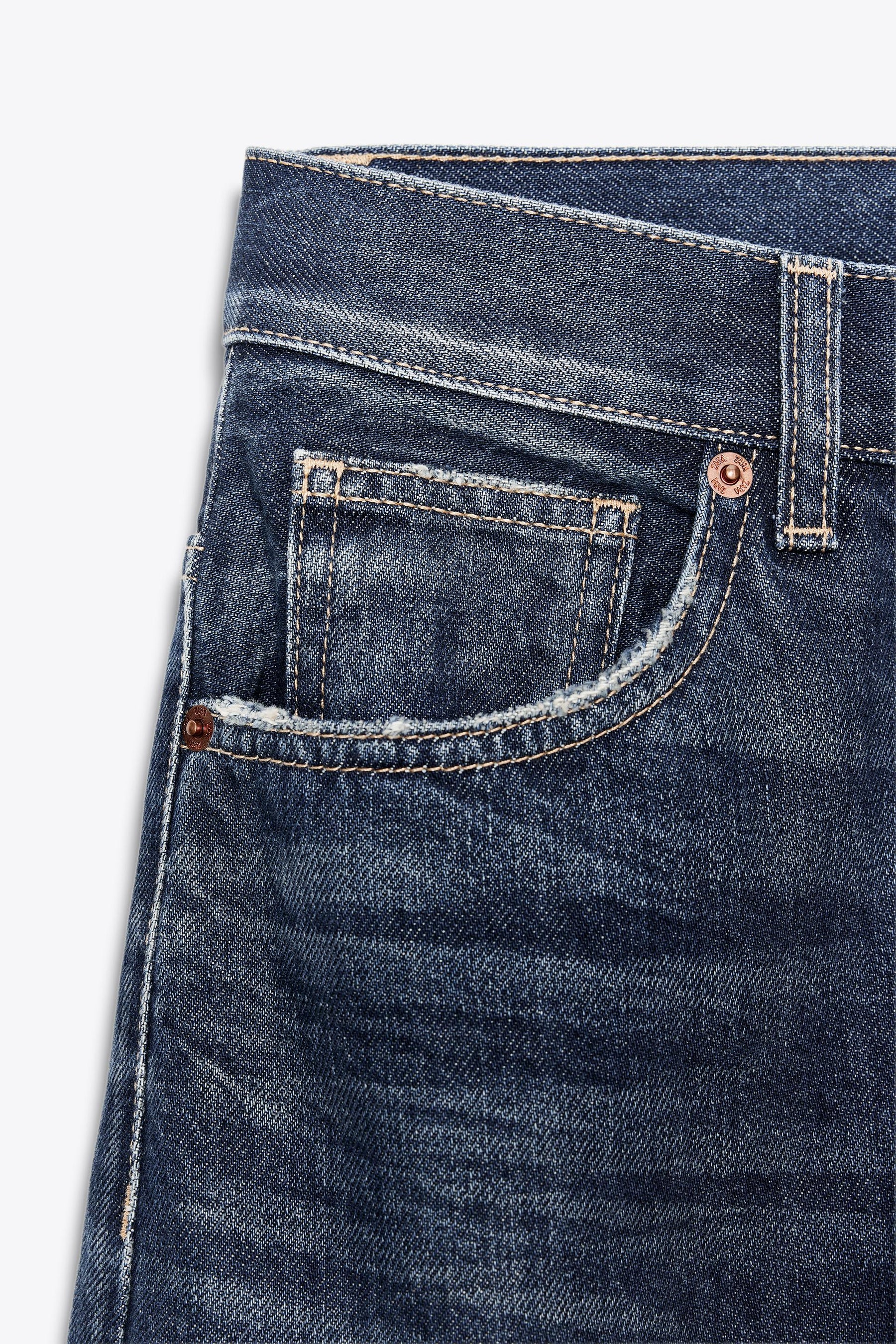 STRAIGHT WIDE HIGH-WAIST JEANS