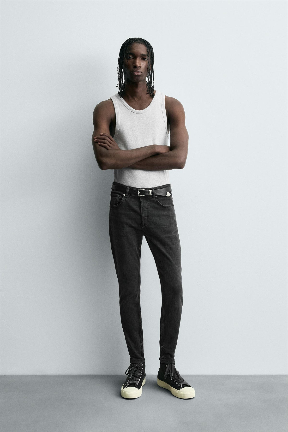 SKINNY CROPPED FIT JEANS - Image 1