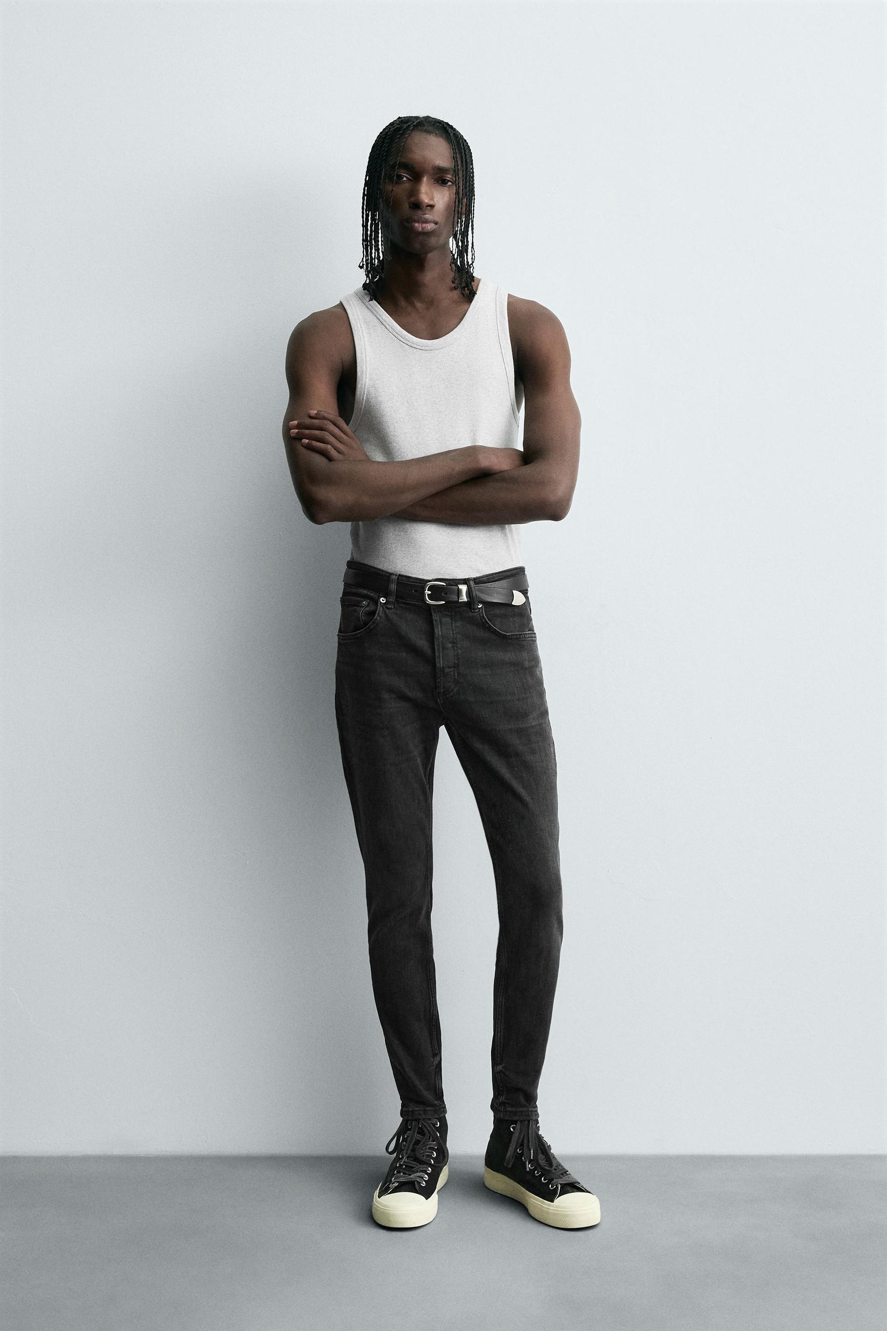 SKINNY CROPPED FIT JEANS - Image 1