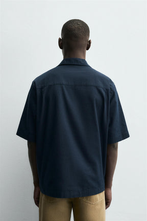 COTTON/LINEN POLO SHIRT - Image 3