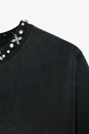 Faded-Effect T-Shirt