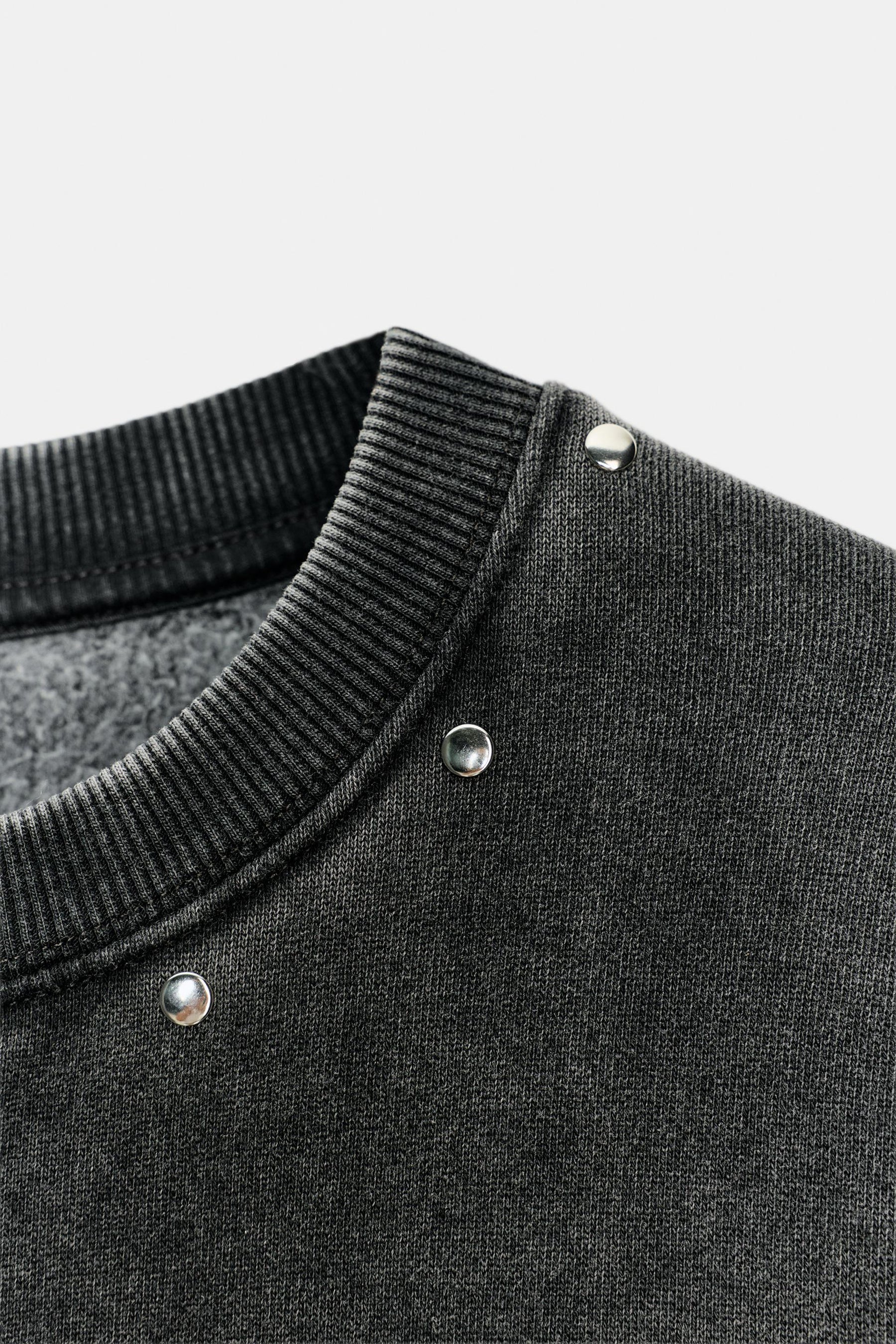 Washed Slogan Sweatshirt