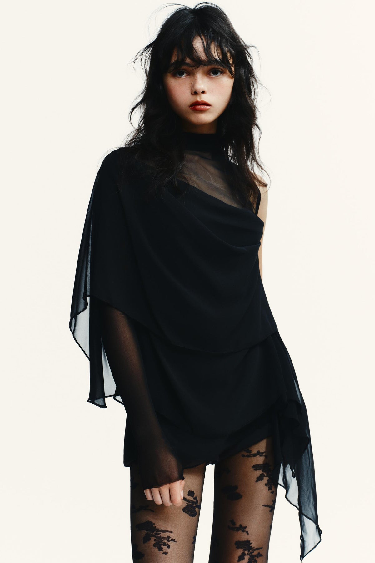 Layered Tulle Blouse